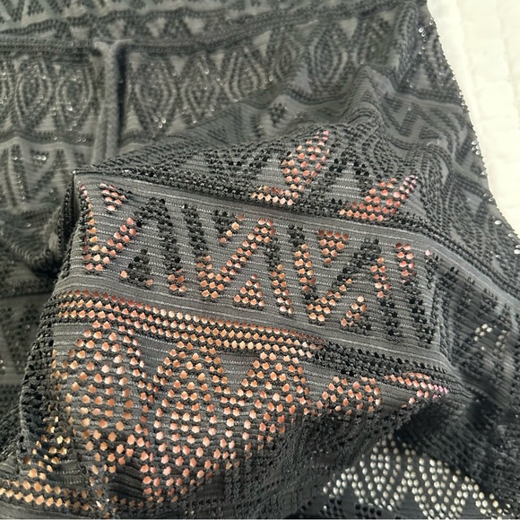 Apt. 9 Women's Elegant Black Swim  Crochet Cover-Up - Picture 10 of 11